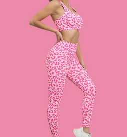 Leopard Pink Set